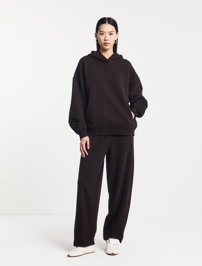 Oversized Hoodie in Bitter Chocolate