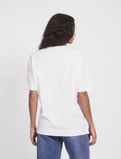 Classic Cotton Oversized T-Shirt in White