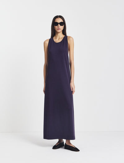 Siq Dress in Aubergine
