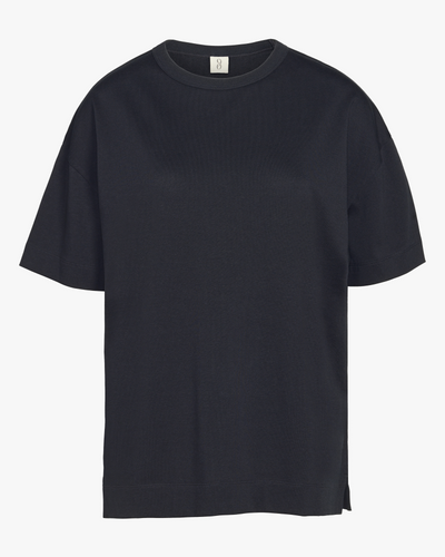Classic Cotton Oversized T-Shirt in Black